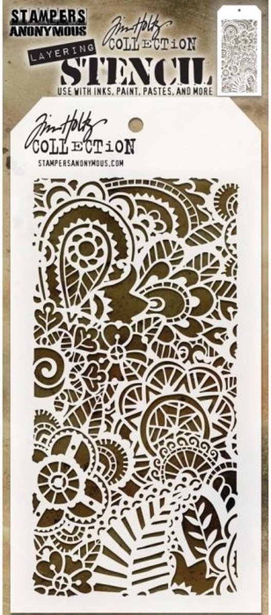 Tim Holtz Doodle Art 2 Layered Layering Stencil (THS142)