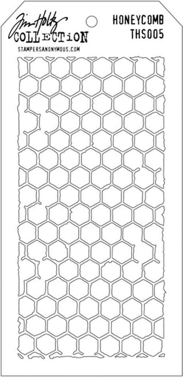 Tim Holtz Honeycomb Layering Stencil (THS005)