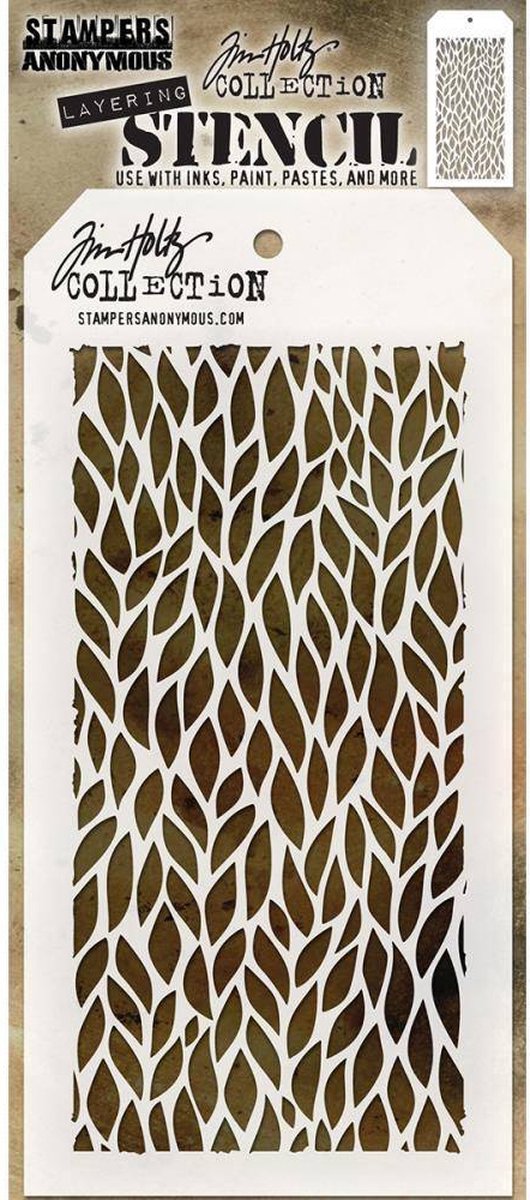 Tim Holtz Leafy Layering Stencil (THS078)