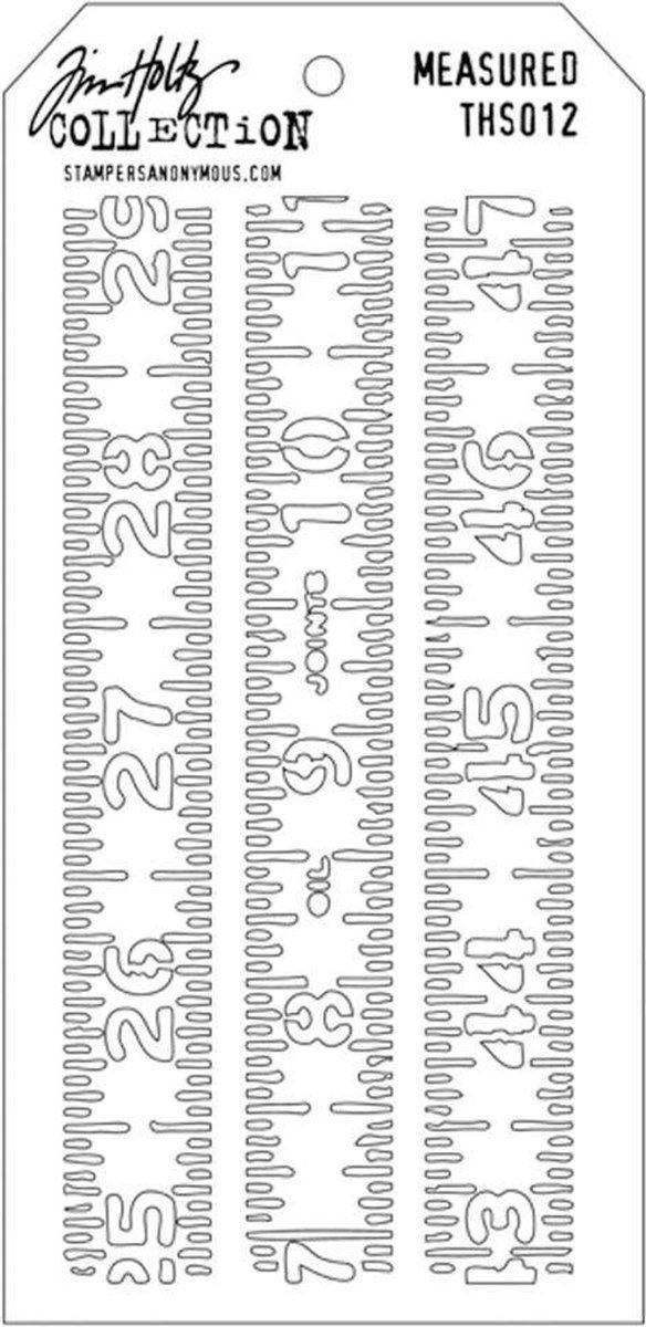 Tim Holtz Measured Layering Stencil (THS012)