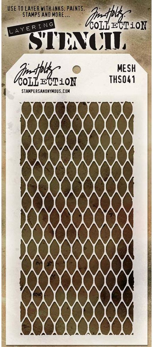 Tim Holtz Mesh Layering Stencil (THS041)