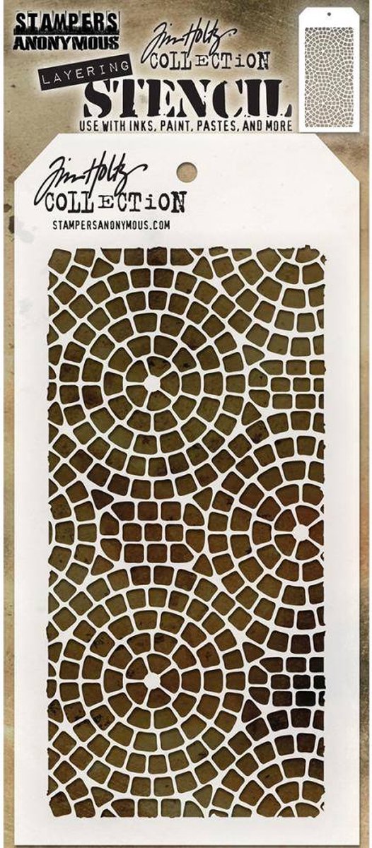 Tim Holtz Mosaic Layering Stencil (THS084)