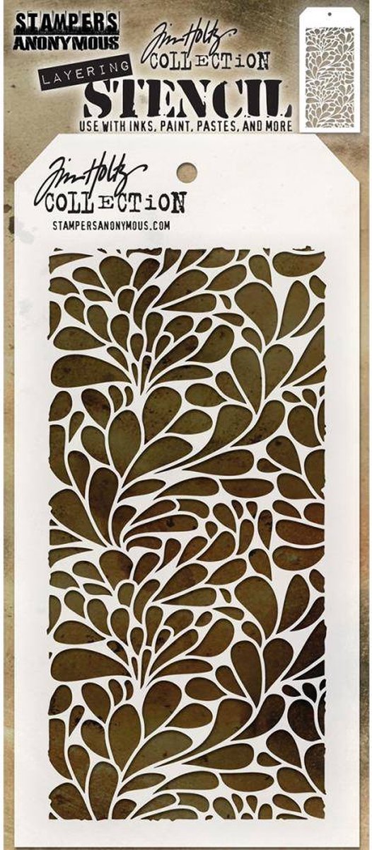 Tim Holtz Splash Layering Stencil (THS080)