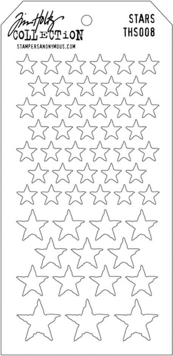 Tim Holtz Stars Layering Stencil (THS008)