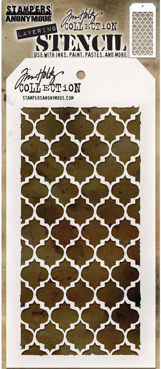 Tim Holtz Trellis Layering Stencil (THS074)