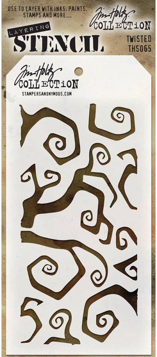 Tim Holtz Twisted Layering Stencil (THS065)