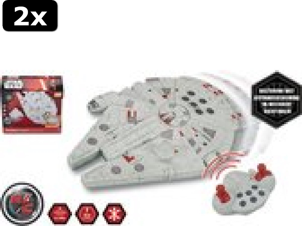 2x Star Wars Classic - Millenium Falcon 25 Cm