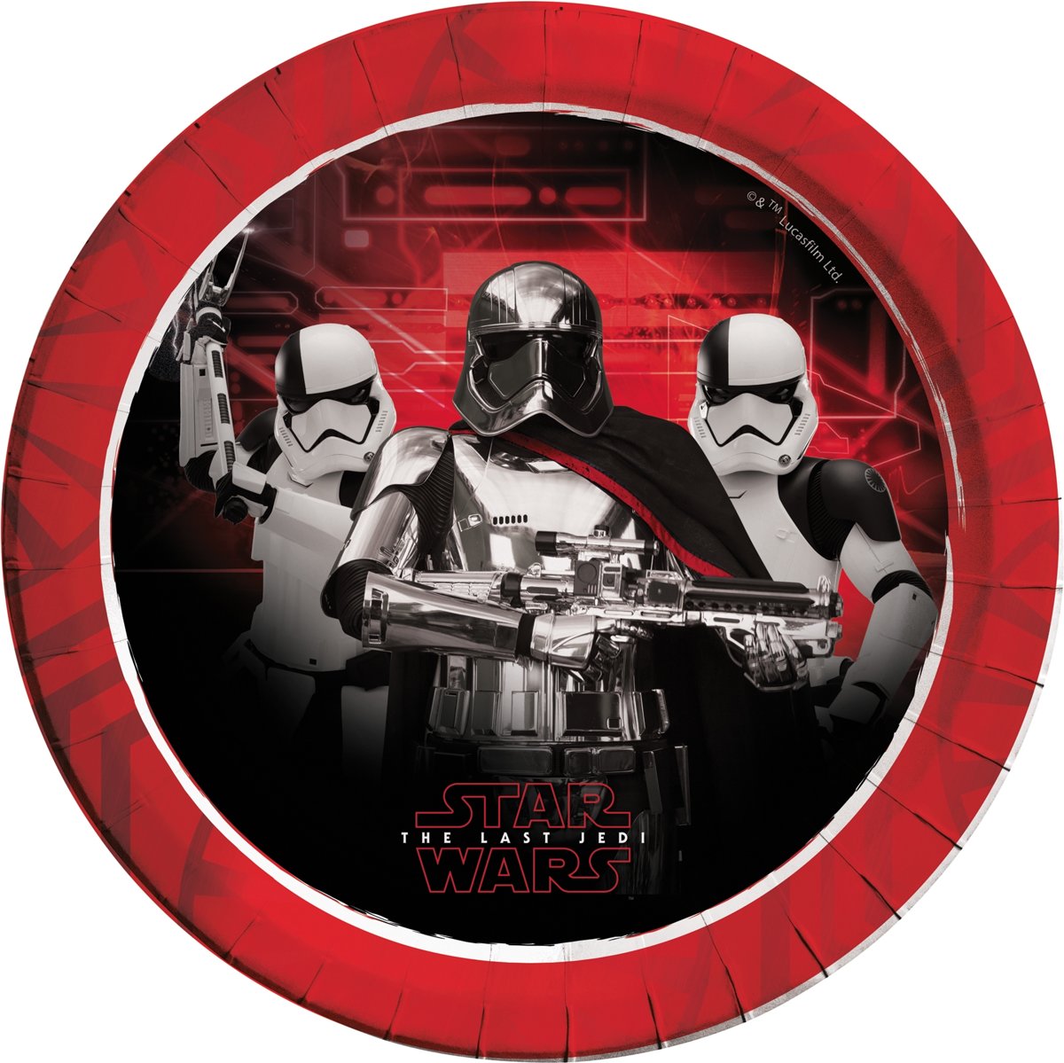 8 Star Wars 8: The Last Jedi™ bordjes - Feestdecoratievoorwerp