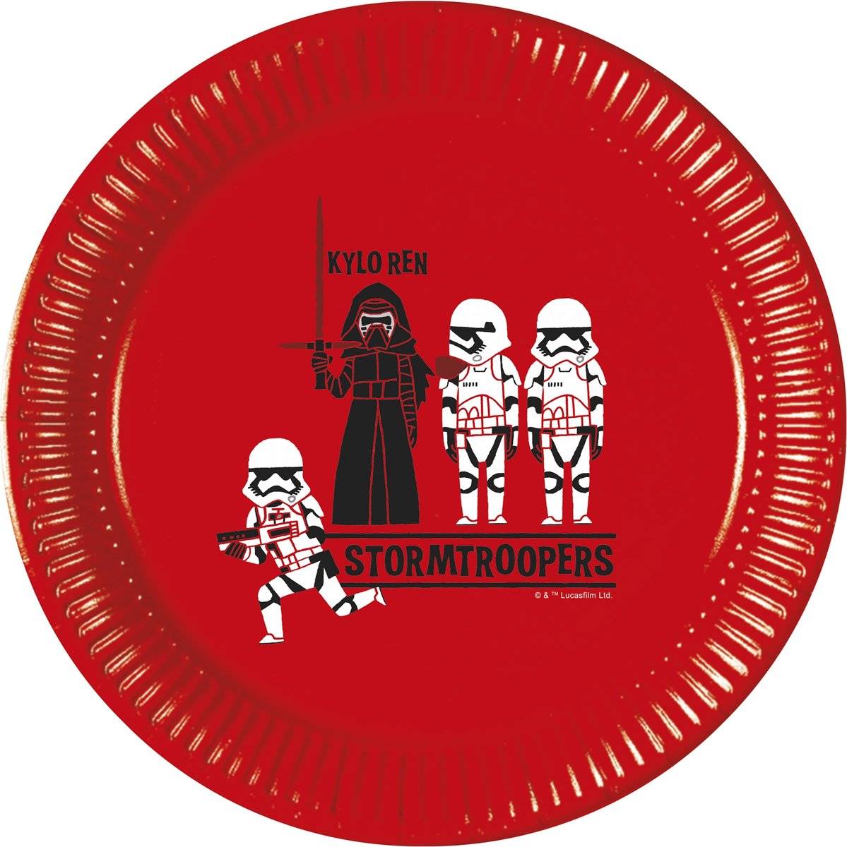 8 kartonnen Star Wars Forces™ borden - Feestdecoratievoorwerp