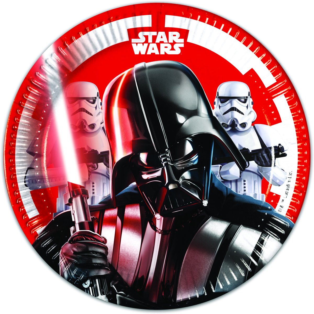 8 kleine Star Wars Final Battle™ borden - Feestdecoratievoorwerp