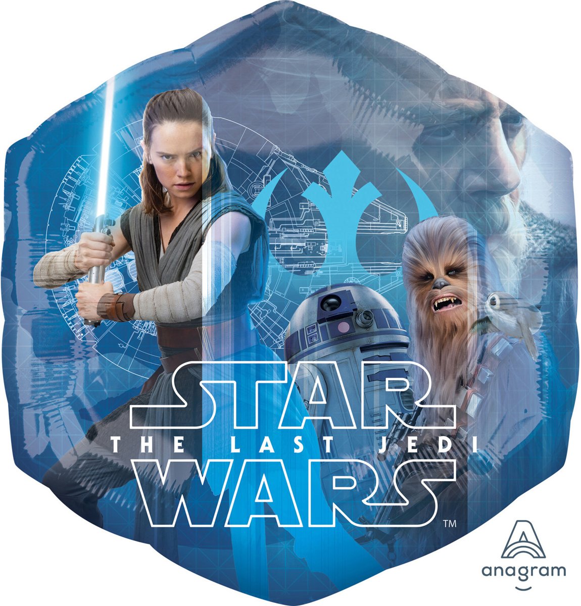 Aluminium Star Wars The Last Jedi™ ballon - Feestdecoratievoorwerp