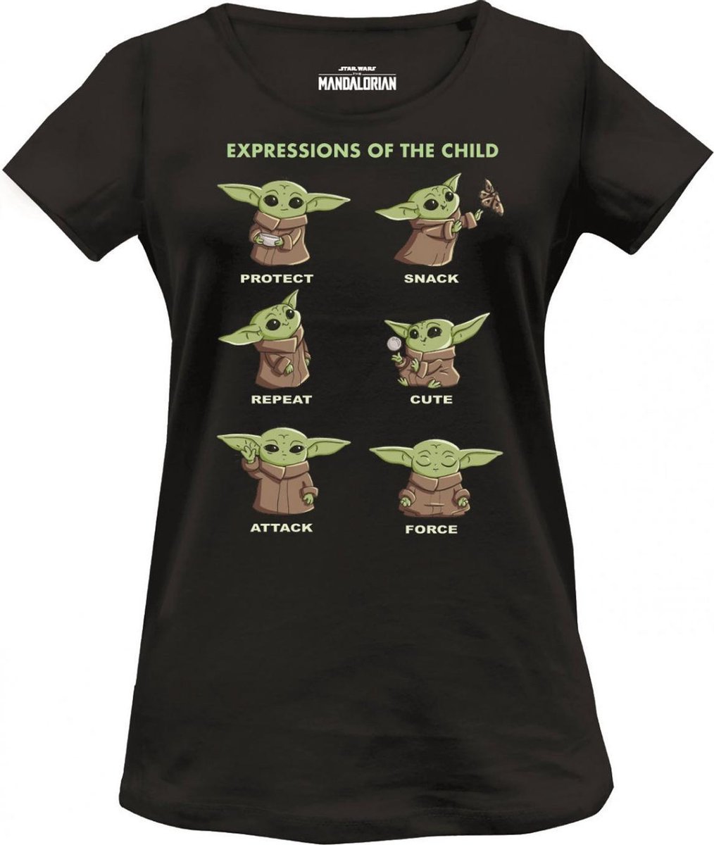 Baby Yoda damesshirt – Child Expressions maat L