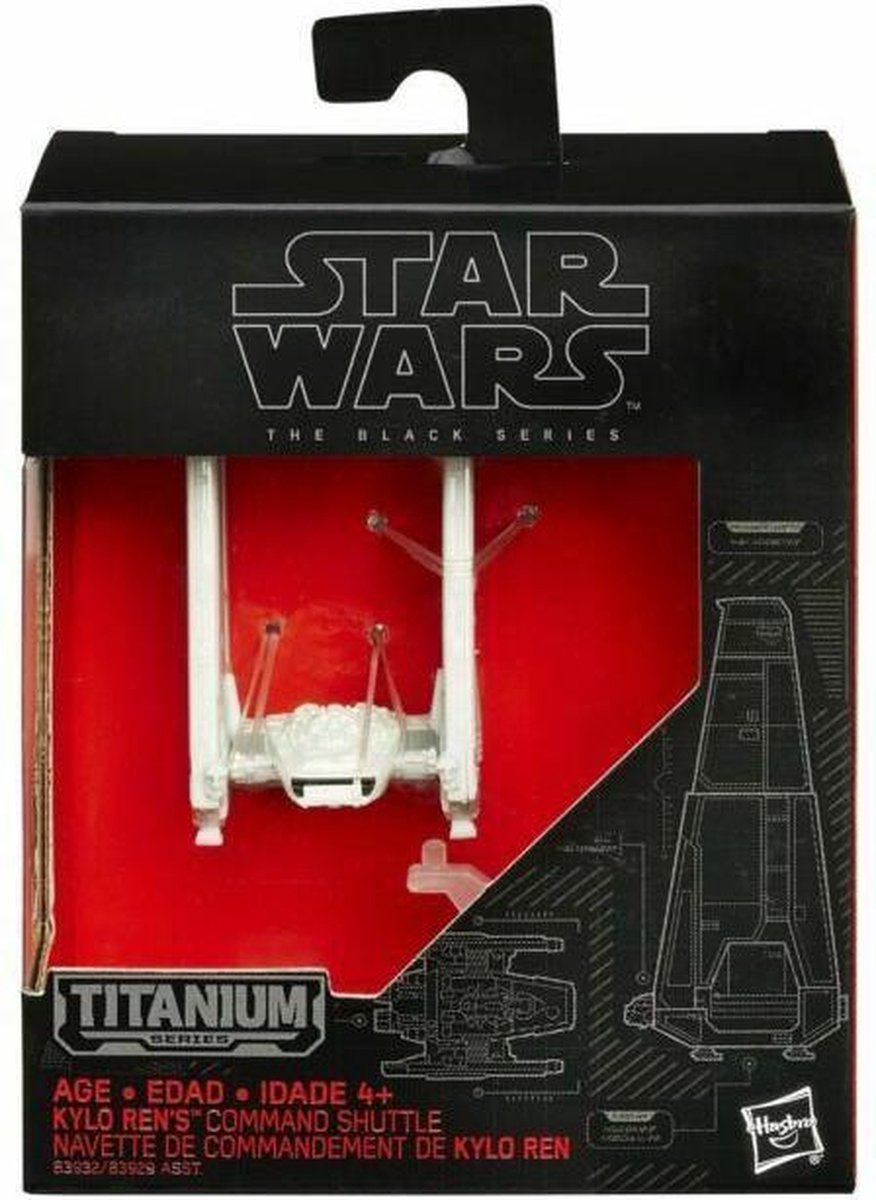 Hasbro Star Wars Black Series Titanium Kylo Rens Command Shuttle - first order - the mandalorian - squadrons - rise of skywalker - lightsaber - dvd - Viros