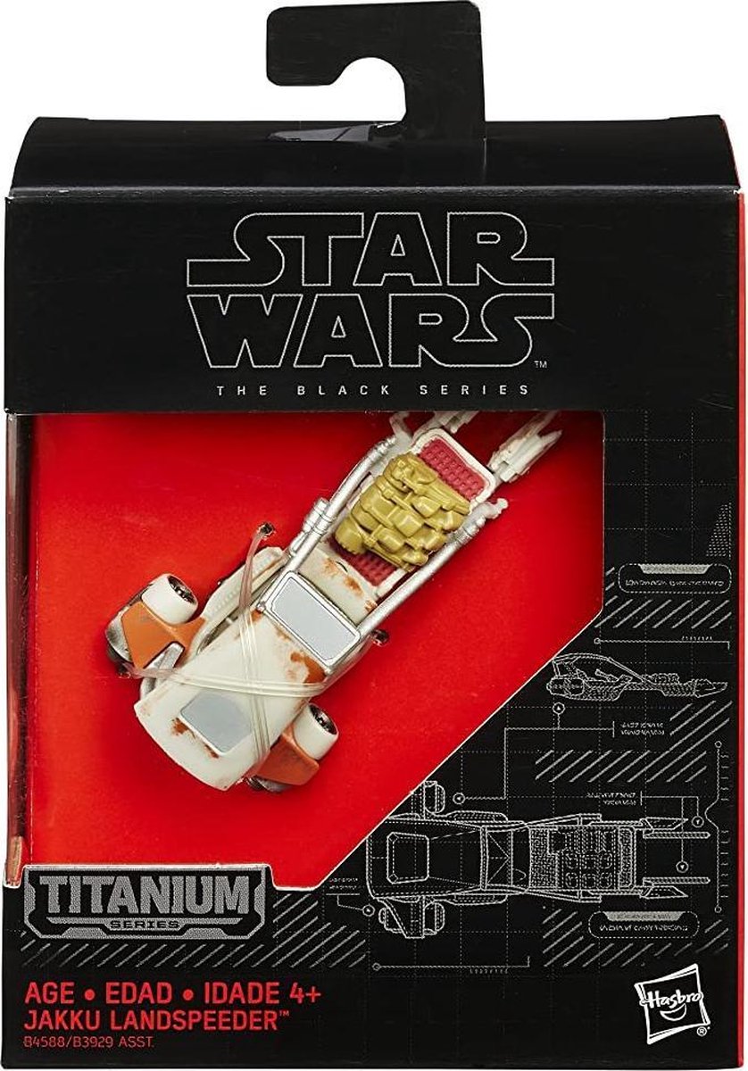 Hasbro Star Wars Black Series Titanium jakku landspeeder - first order - the mandalorian - squadrons - rise of skywalker - lightsaber - dvd - Viros