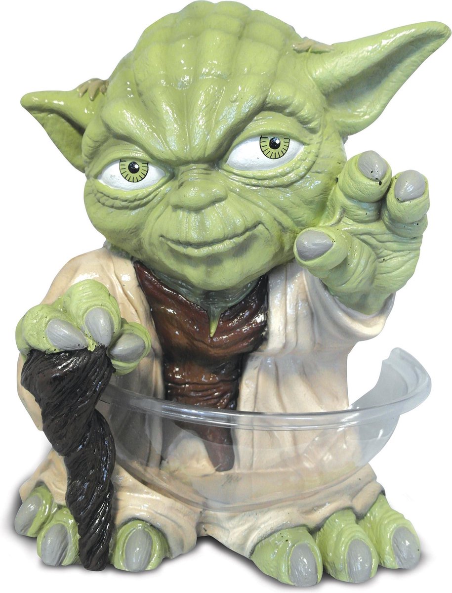 Mini Star Wars™ Yoda snoeppot - Feestdecoratievoorwerp