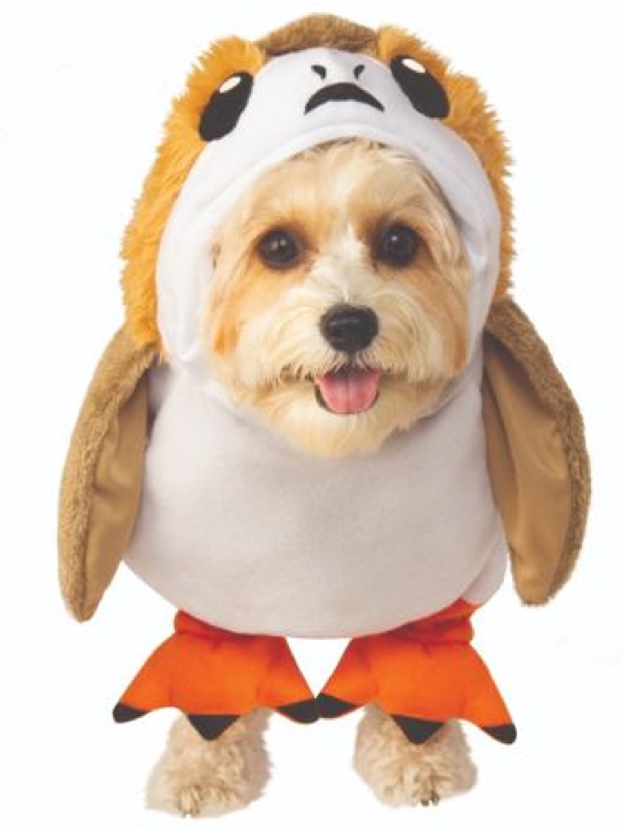 Porg The Last Jedi Star Wars™ kostuum voor honden - Verkleedattribuut