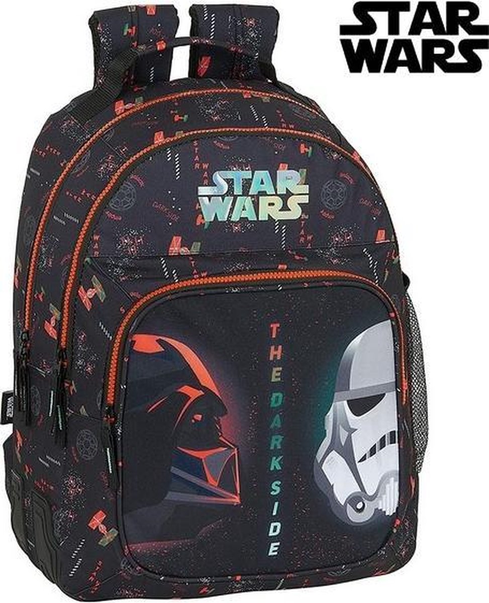 Schoolrugzak Star Wars The Dark Side Zwart Oranje