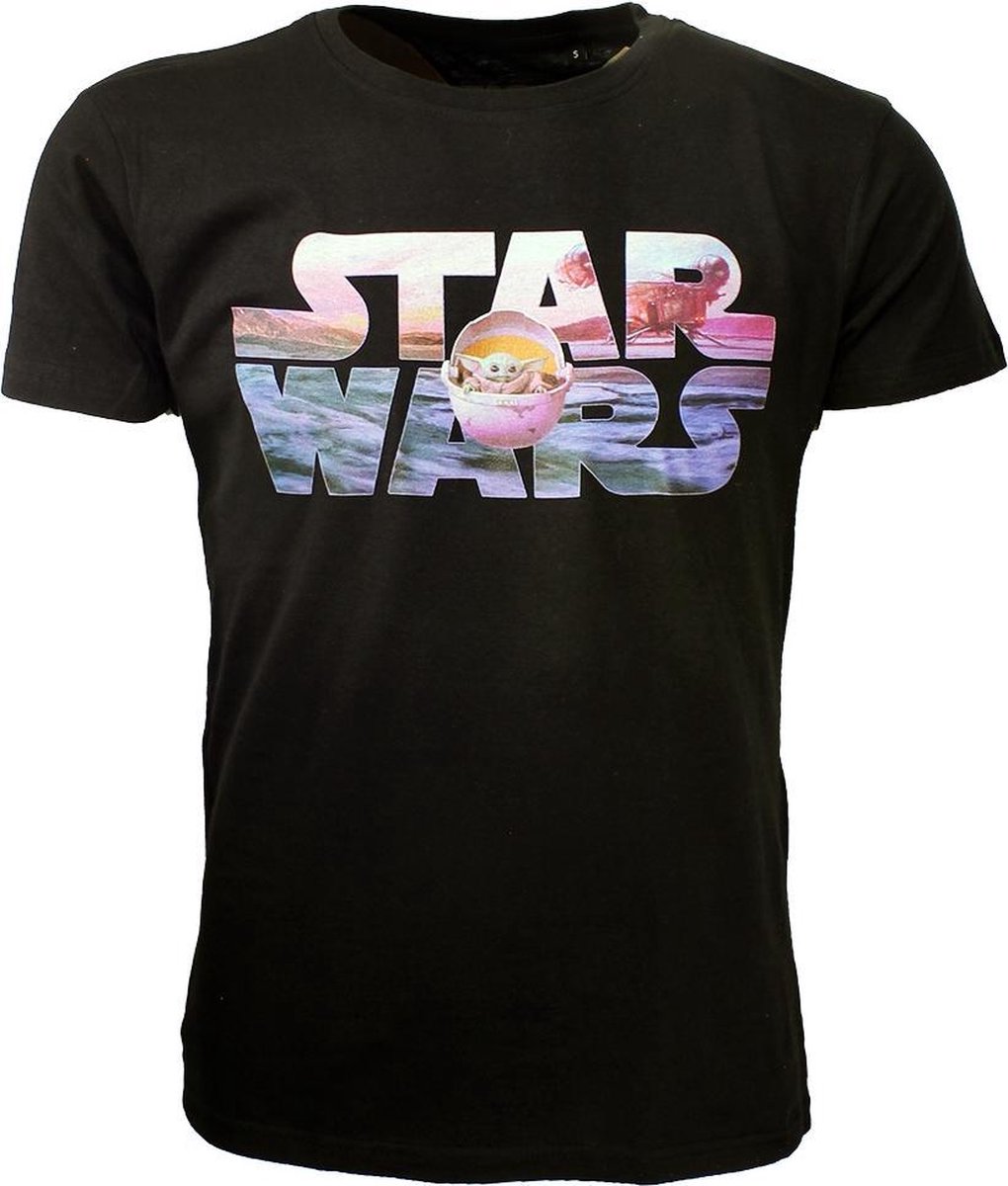 Star Wars - Baby Yoda Logo - T-shirt-L