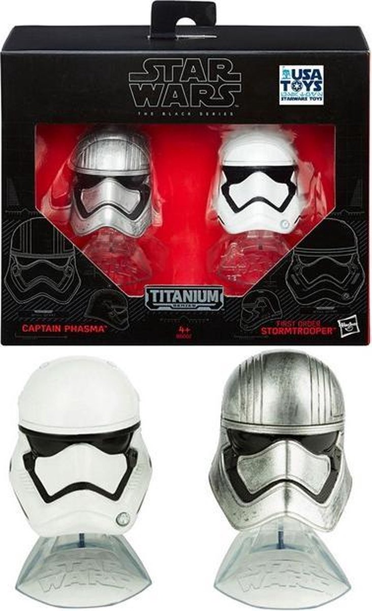 Star Wars - The Black Series - Verzamel figuren - titanium - Captain Phasma - Storm Trooper - helm figuur - quadrons - the rise of skywalker - speelgoed - Viros