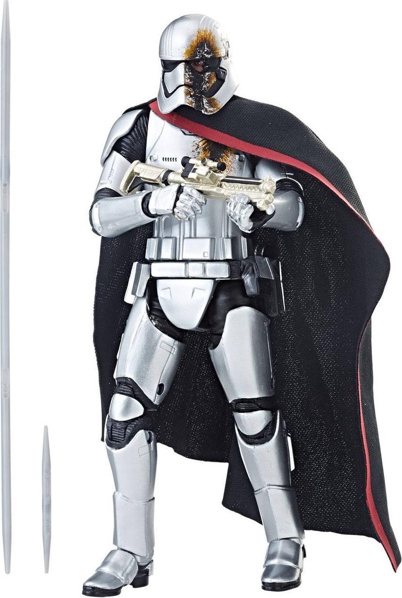 Star Wars 15cm figuur the black series captain phasma Quicksilver baton Hasbro figure E2808 The last jedi trooper