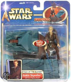 Star Wars Anakin Skywalker with Force-Flipping Attack