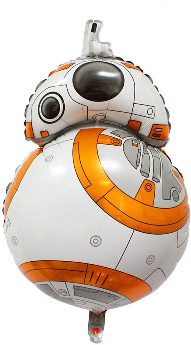 Star Wars BB8 Ballon - Ballonnen Verjaardag - Robot - Baby Yoda Darth Vader - BB-8 - 77 x 47 cm