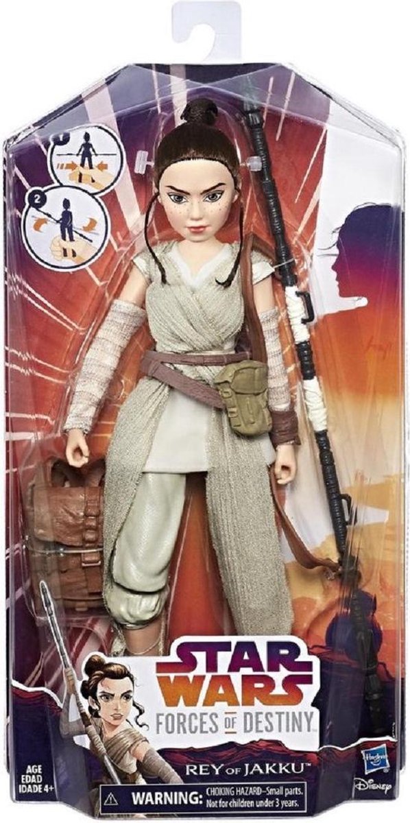 Star Wars Forces of Destiny Rey - 28 cm