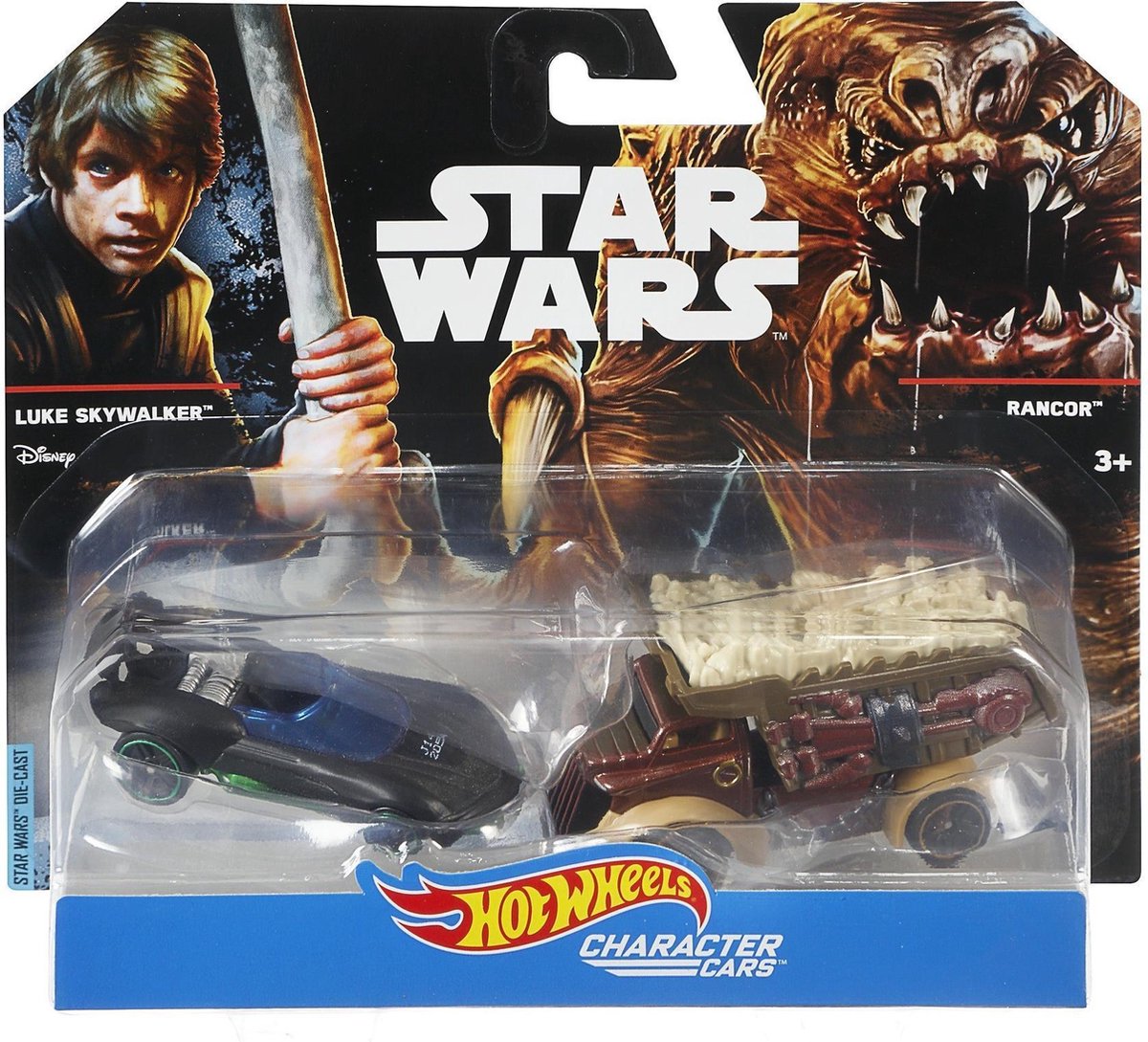 Star Wars Luke Skywalker (Jedi Knight) VS. Rancor – Hot Wheels 1:64