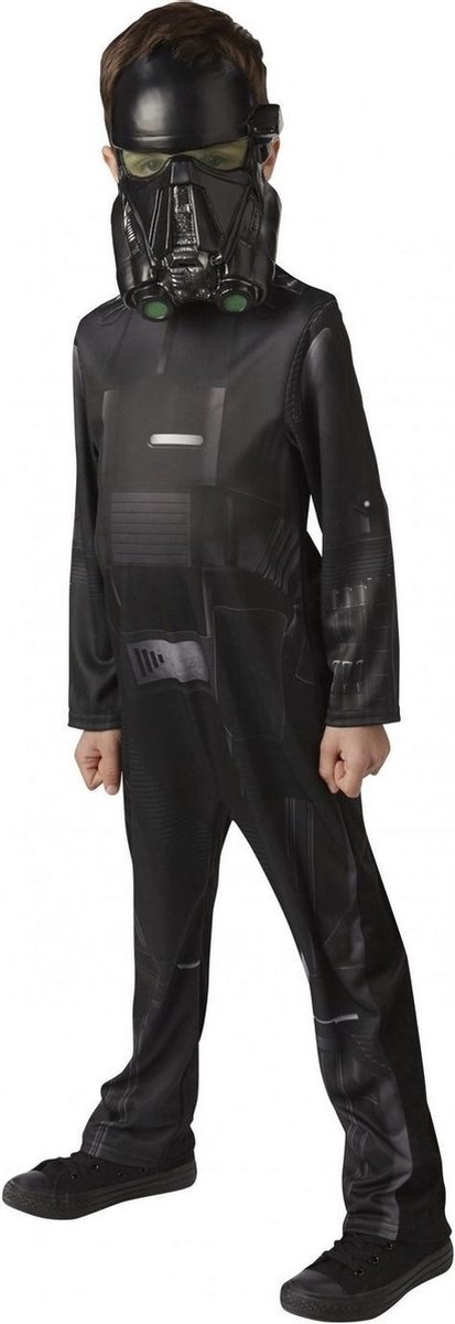 Star Wars Rogue One Childrens/Kids Classic Death Trooper Costume (Black)