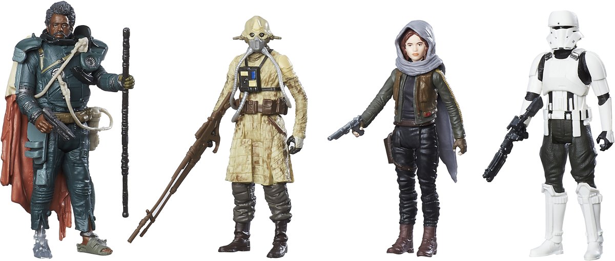 Star Wars: Rogue One Jedha Revolt 4-Pack - Speelfiguren