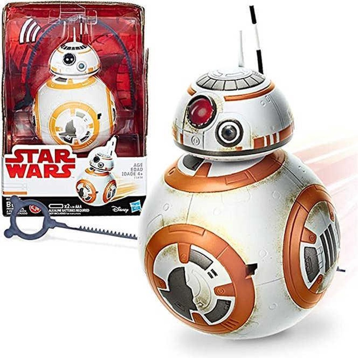 Star Wars The Last Jedi BB-8 robot die loopt - Rip N Go - Top Cadeau 2020