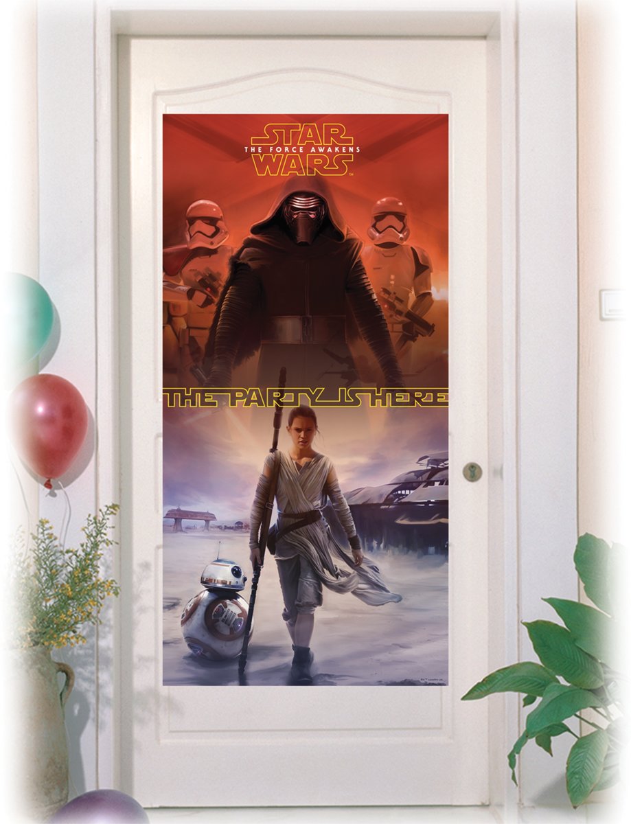 Star Wars VII™ deurposter - Feestdecoratievoorwerp