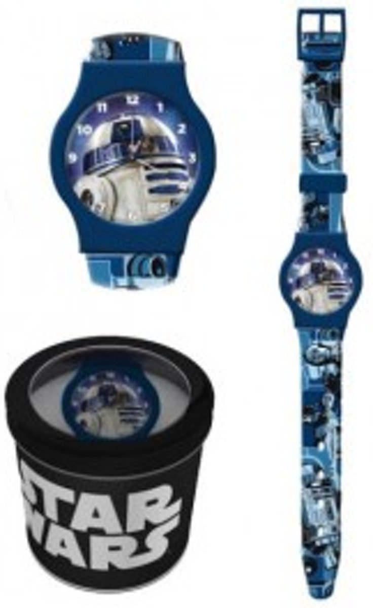 Star Wars horloge in cadeau-blik