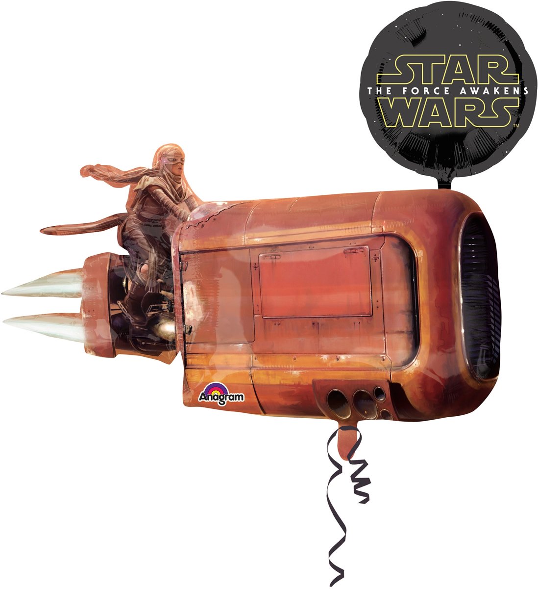 Aluminium ballon van Star Wars VII™ - Feestdecoratievoorwerp