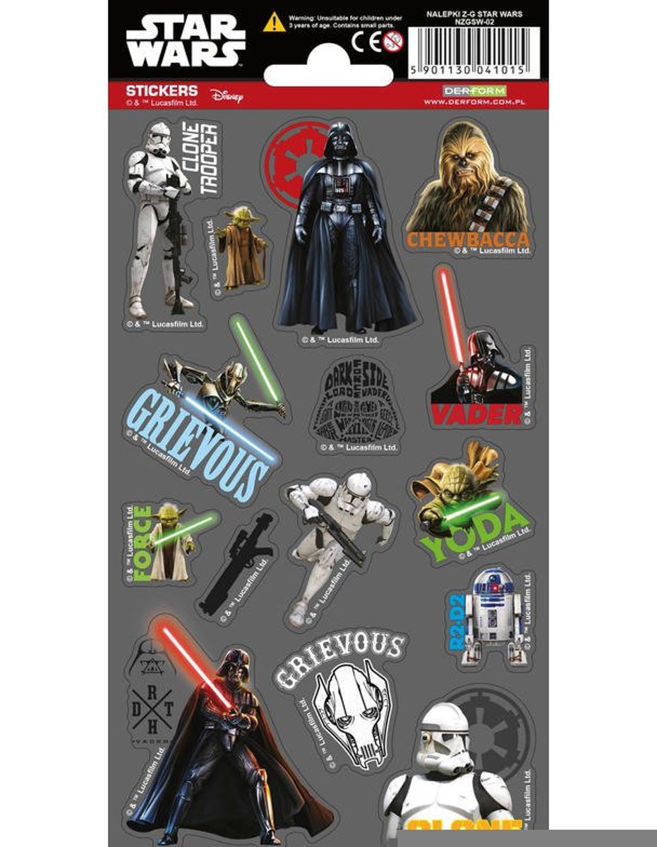 Star Wars stickervel