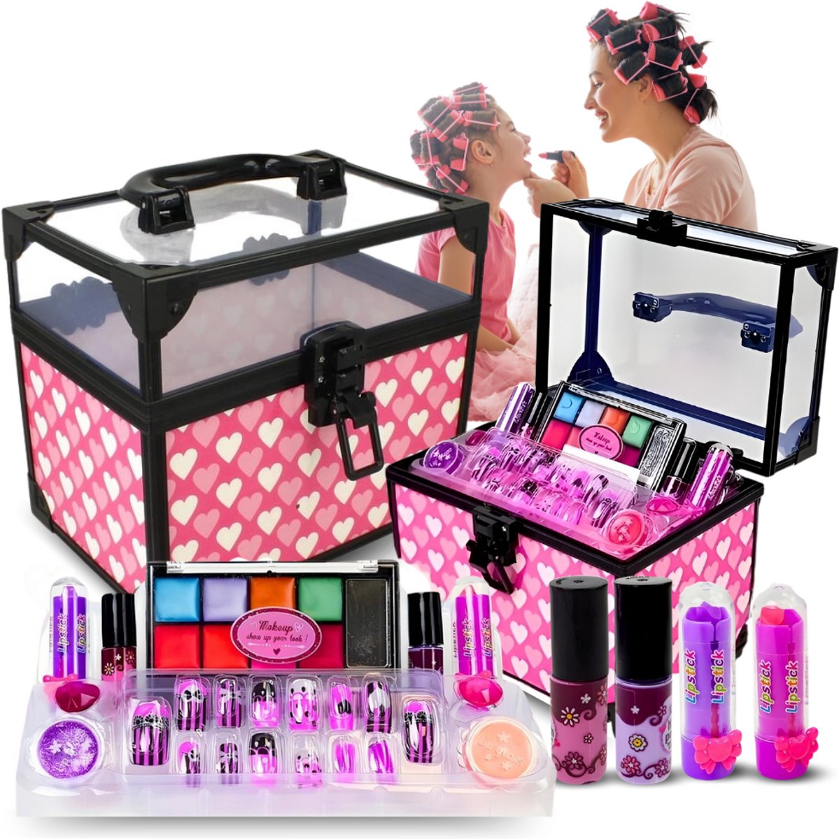   - Speelgoed Make-up Koffer - Voor Kinderen - Creatief - Veilig