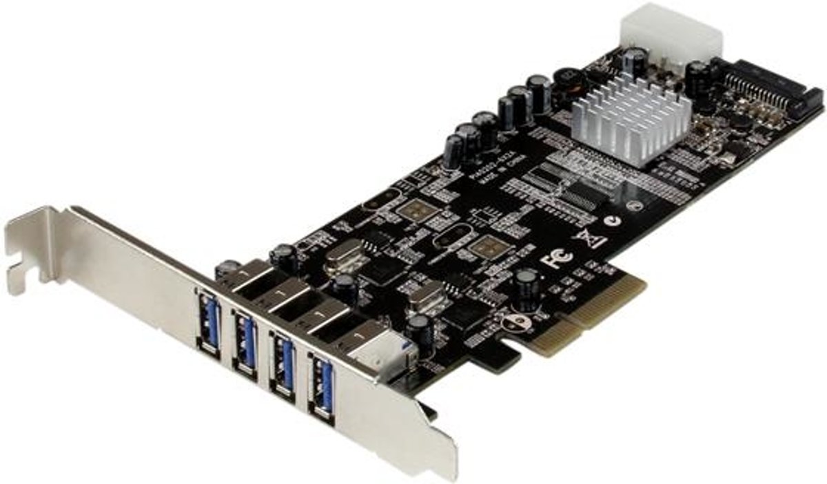 4 Port Dual Bus PCIe USB 3 Card w/ UASP