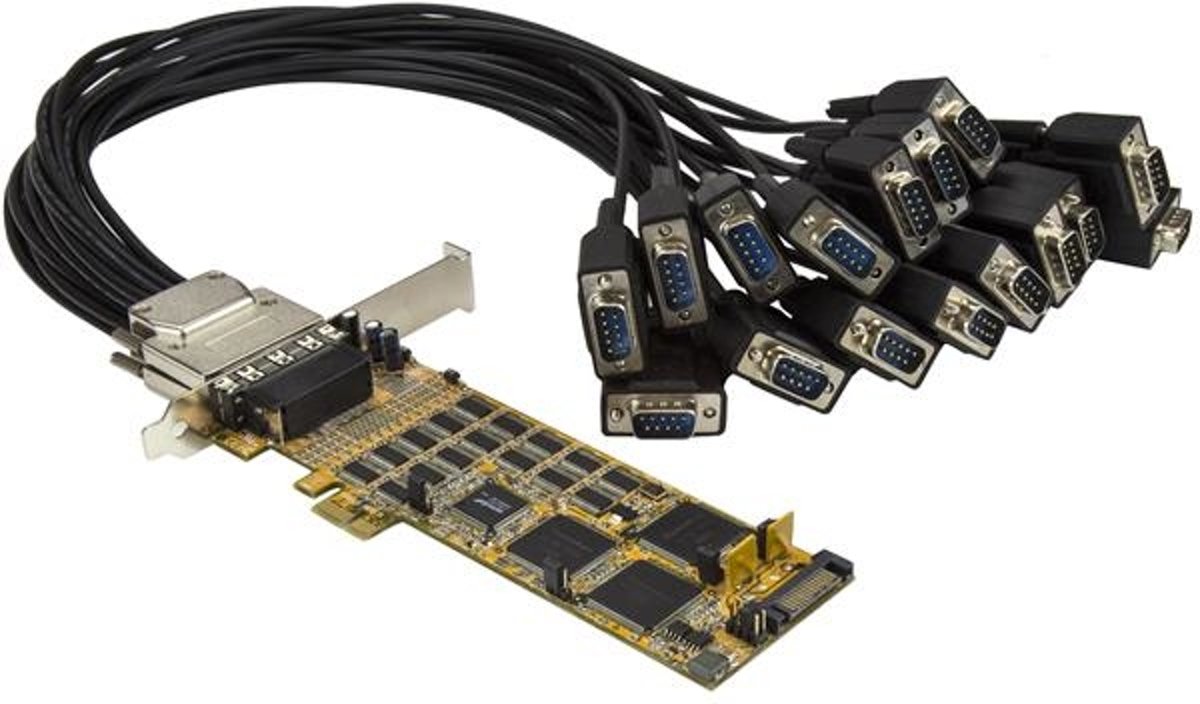 StarTech 16-poorts low-profile seriële kaart - RS232 - PCI Express