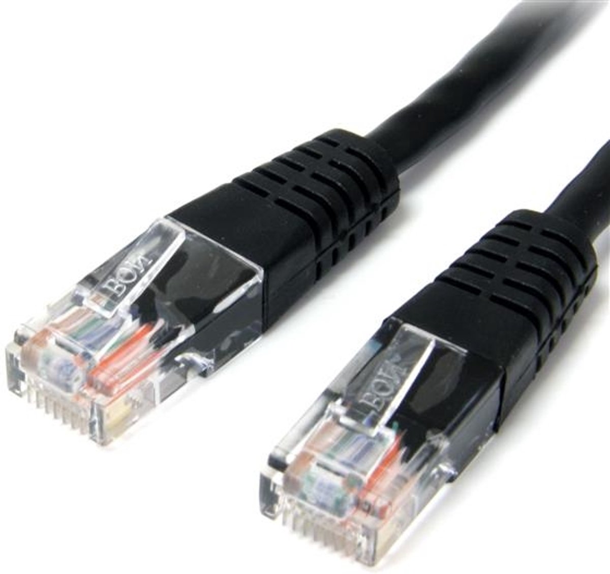 StarTech.com 10 ft Black Molded Category 5e (350 MHz) UTP Patch Cable 3m Zwart netwerkkabel