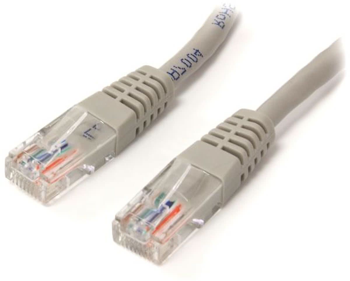 StarTech.com 10 ft Gray Molded Category 5e (350 MHz) UTP Patch Cable 3m Grijs netwerkkabel