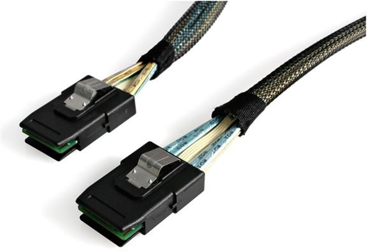 StarTech.com 100cm Serial Attached SCSI SAS Kabel SFF-8087 naar SFF-8087