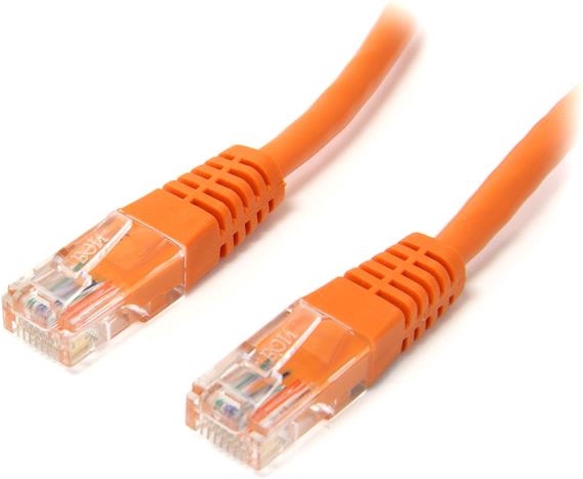 StarTech.com 15 ft Orange Molded Category 5e (350 MHz) UTP Patch Cable netwerkkabel 4,57 m Oranje