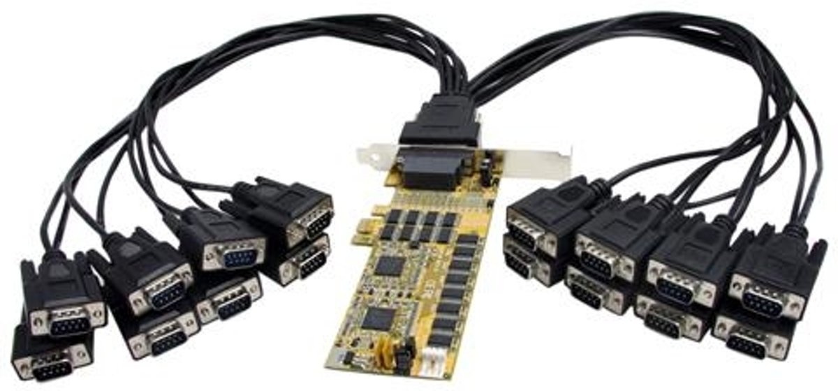 StarTech.com 16-poort Low-Profile RS232 PCI Express Seriële Kaart