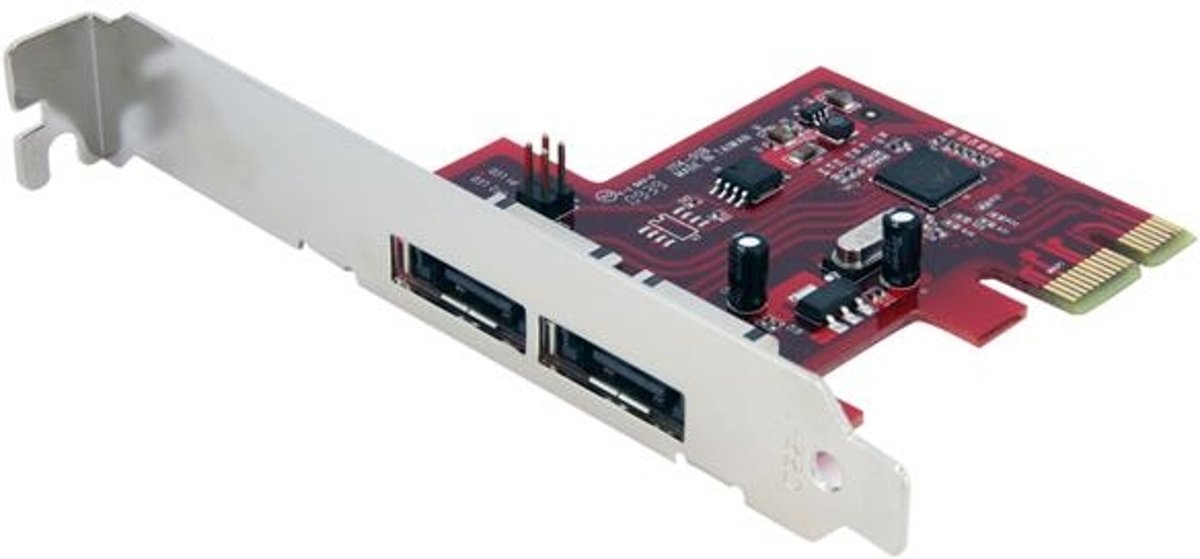 StarTech.com 2-poort SATA 6 Gbit/s PCI Express eSATA Controllerkaart