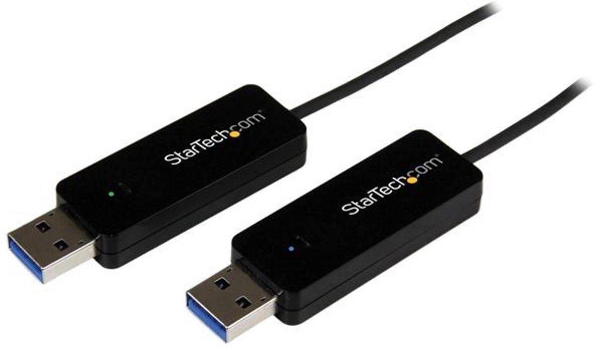 StarTech.com 2-poorts USB 3.0 KVM switch met omschakelkabel voor twee systemen met bestandsoverdracht