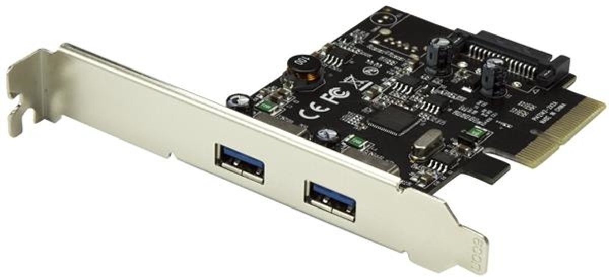 StarTech.com 2 poorts USB 3.1 kaart 10 Gbps per poort 2x USB-A PCIe