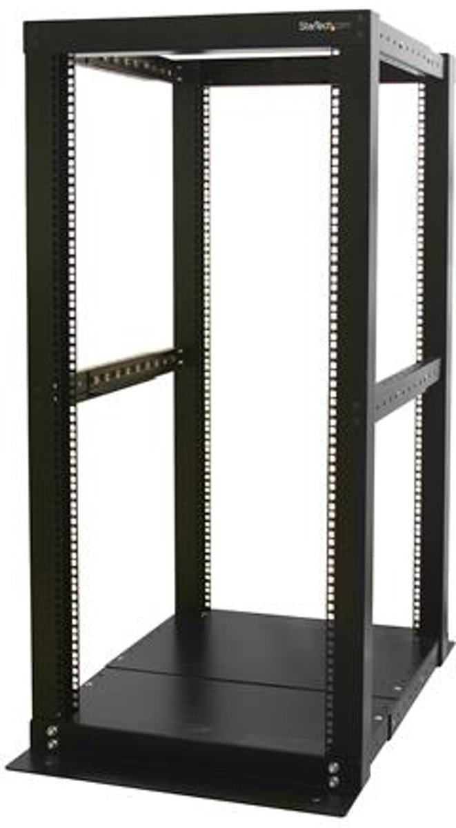 StarTech.com 25U server rack kast met open frame, 4 stijlen en instelbare diepte