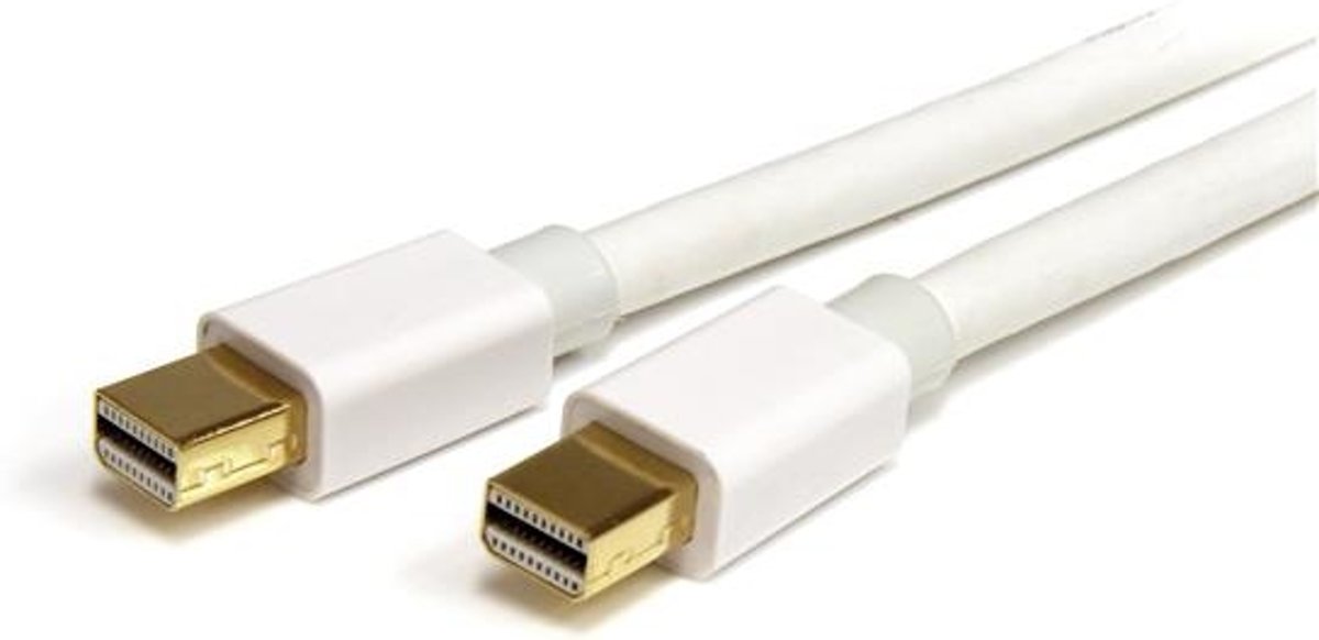 StarTech.com 3 m Mini DisplayPort Kabel Wit M/M