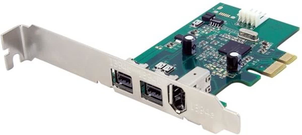 StarTech.com 3-poort 2b 1a 1394 PCI Express FireWire Adapterkaart