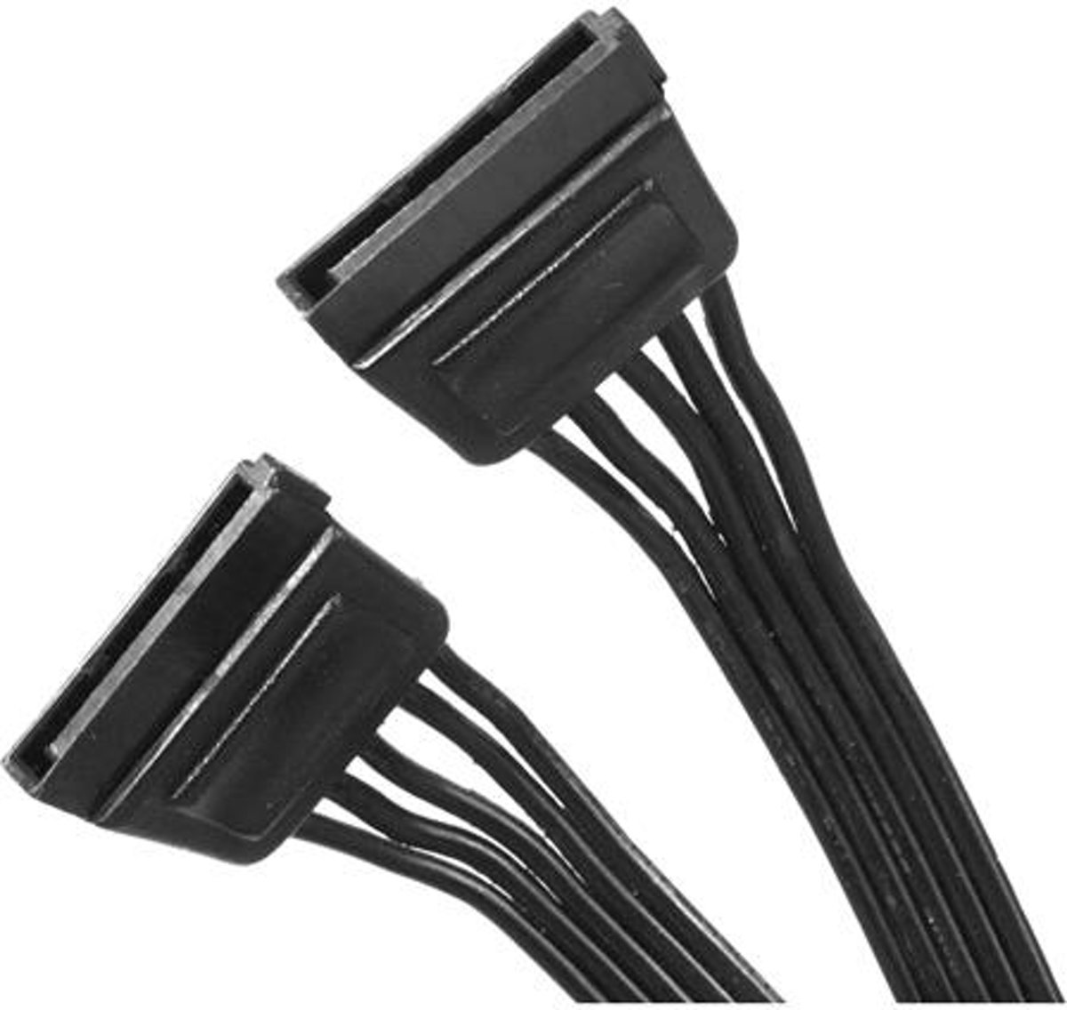 StarTech.com 36 inch Serial ATA 15 pin power cable 91.44m Zwart SATA-kabel